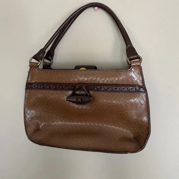 Relic Woven Brown leather Shoulder Bag - Picture 3 of 3